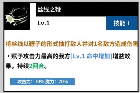 游戏内技能演示图，显示地面上延伸出淡紫色丝线，连接两名被束缚的敌人，周围有魔法符文闪烁
