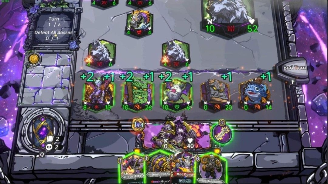 游戏结算界面与成就系统展示，右侧显示本次轮回获得的遗物与等级提升信息