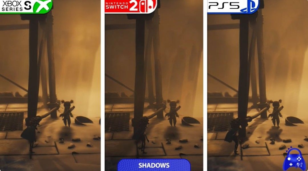 室内灯光反射效果对比，突出PS5版本光影细节更丰富