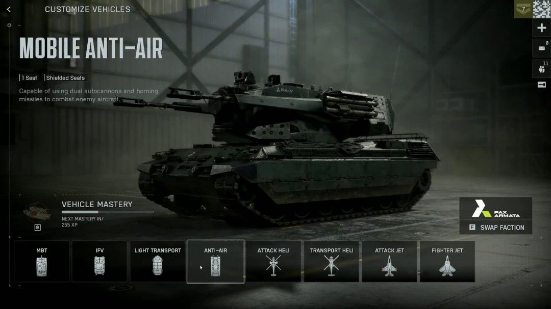 反坦克兵肩扛导弹发射器，准备攻击敌方装甲目标