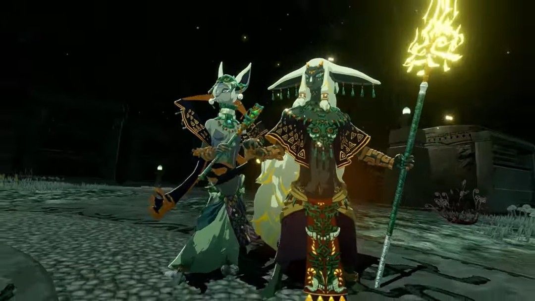 古代遗迹背景下的大型BOSS战，环境破坏效果显著