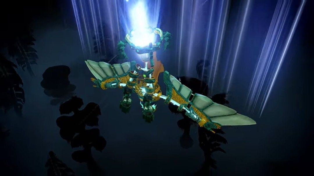 角色特写镜头，展现精细建模与装备细节