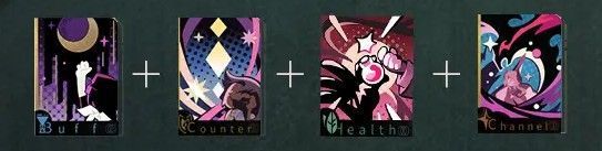 第一回合出牌顺序示意图，卡片排列清晰标明技能释放顺序和目标