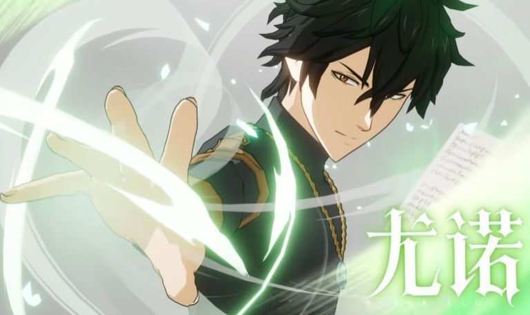 舞会派对米莫萨・凡米里欧角色立绘，身穿粉色晚礼服，手持花束魔杖，面带温柔微笑