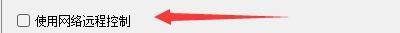 ‘使用远程网络控制’选项已被勾选，下方显示端口号及访问地址提示