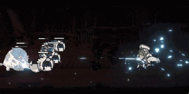 必杀技特效展示，角色释放大招后引发大范围冰爆，视觉冲击强烈