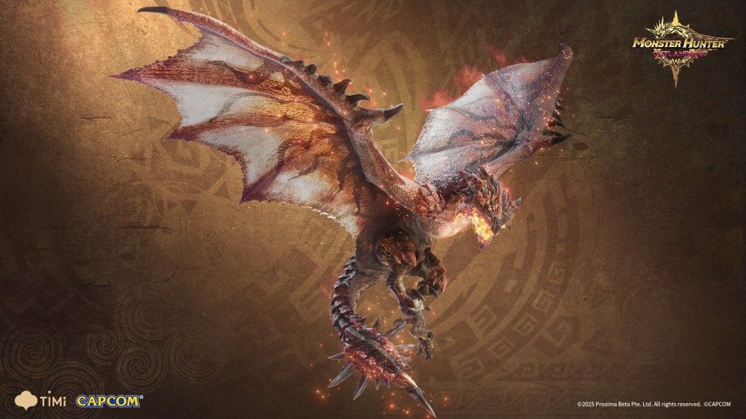 ‘融光种’怪物全身散发橙黄光芒，双目炽亮，正展开利爪发起进攻的震撼画面