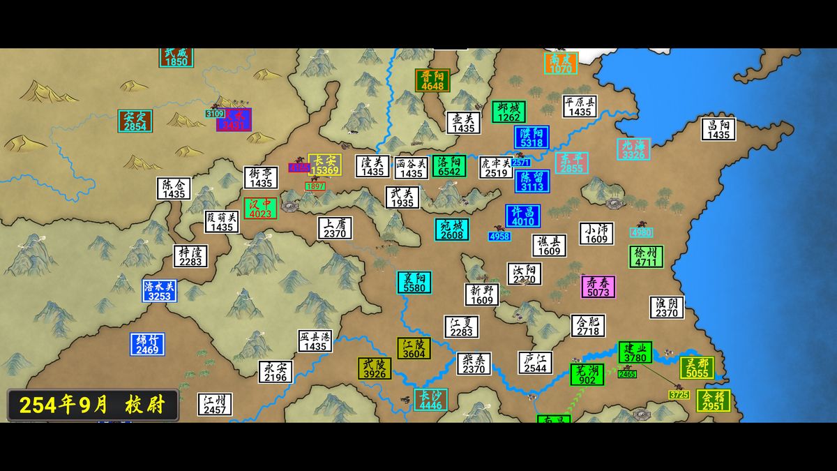 全地图视角展示，玩家可一览所有势力分布与地形格局