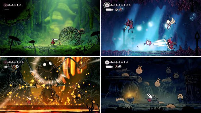 玩家社区截图展示多人在线讨论游戏地图与解谜线索，界面布满标记和文字分析，体现深度互动