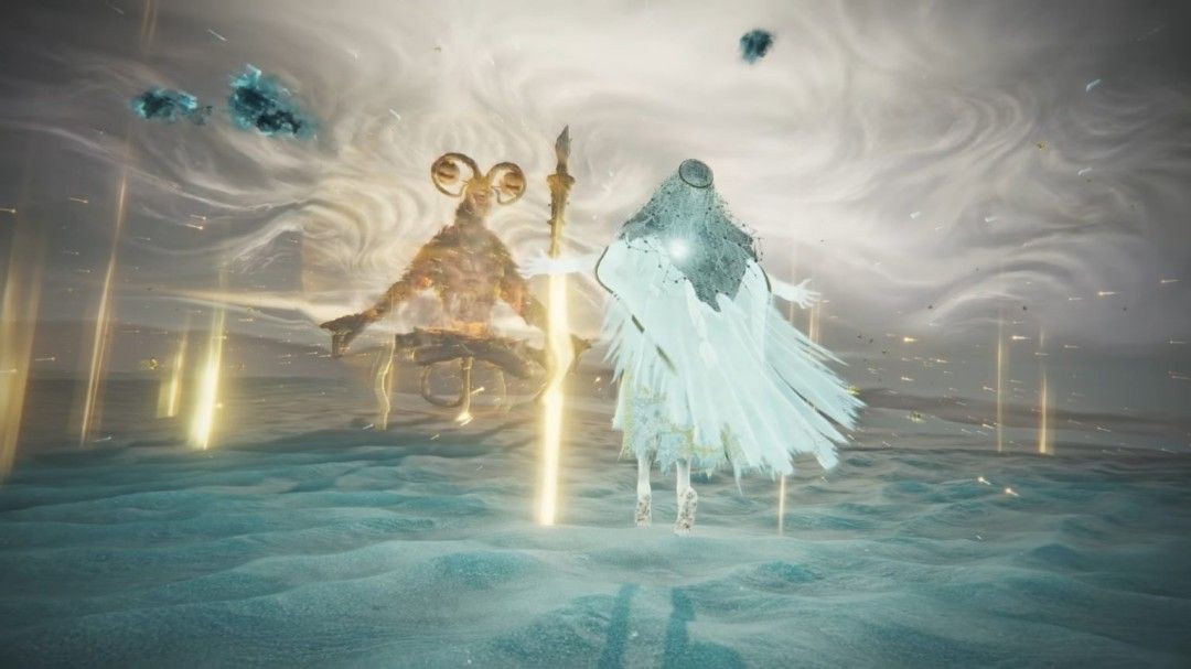 游戏内战斗场景画面，角色在昏暗地下城中与巨型怪物激烈交战，技能特效与光影渲染极具压迫感