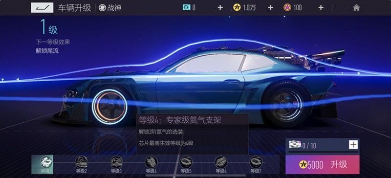 三幅对比图分别展示芯片、升级进度条与氮气槽的联动状态，下方标注‘协同优化=全程压制’字样