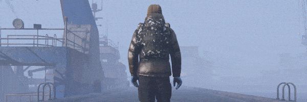 无人机视角俯瞰撒哈尔岛屿，展示火山岩层与冰雪地貌共存的独特地理结构