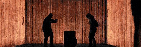 地热区域冒出浓烈蒸汽，地面裂隙释放橙红色光芒，提示高危环境