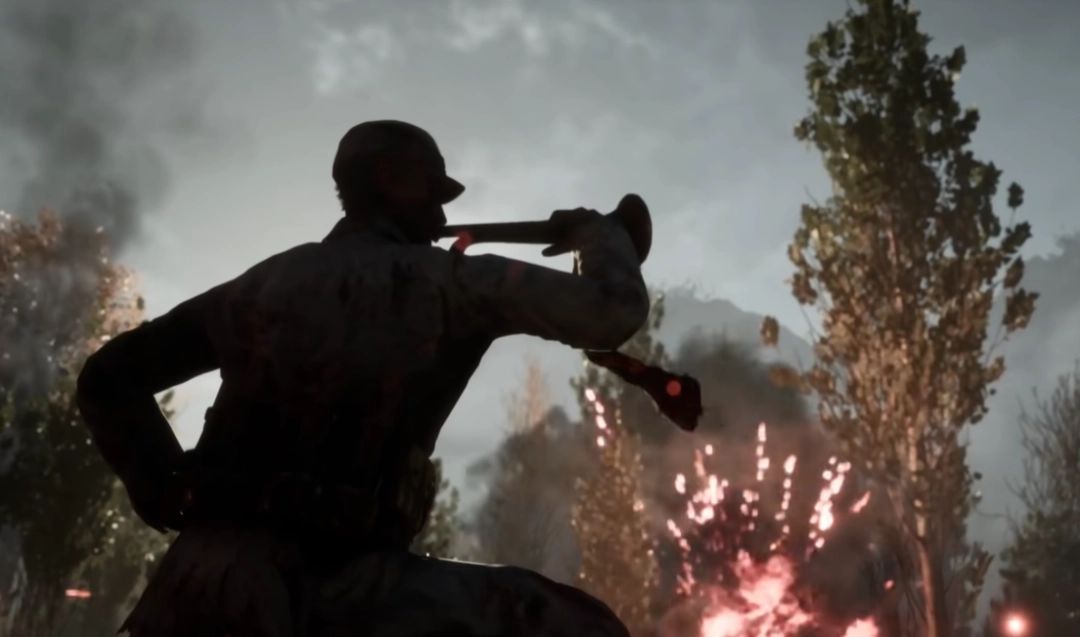 敌人巡逻AI路径提示，红蓝线区分视野范围