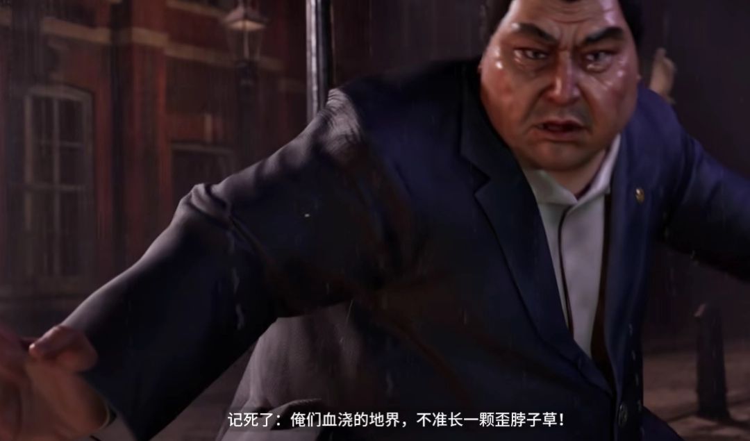 主角攀爬断墙逃离追捕，背后枪声密集