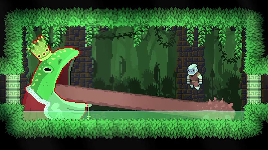 地图探索画面，阿猿站在桥梁上眺望远方，下方是发光的沼泽与漂浮岛屿，天空呈现诡异紫色极光