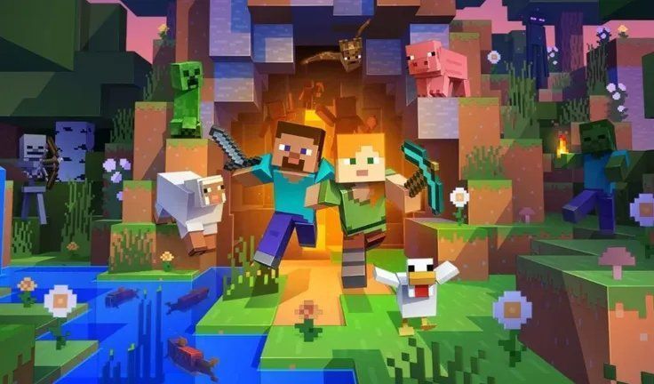 日本小学生游戏喜好调查结果榜单截图，显示《我的世界》以28.4%支持率位居榜首