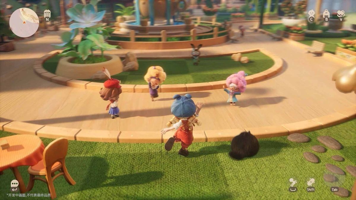 多位性格各异的小人居民站在家门口微笑挥手，每个角色造型独特，充满个性与生命力