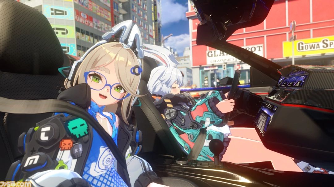 《无限大》城市风格实机画面，高楼林立、光影交错，充满未来都市感的开放世界场景