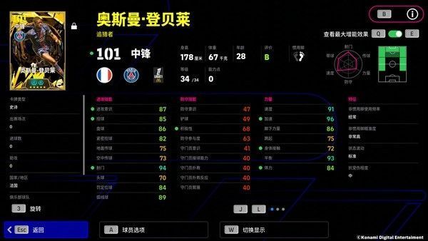 登贝莱在比赛中带球突破的动态场景，身后留下残影，展现其惊人速度