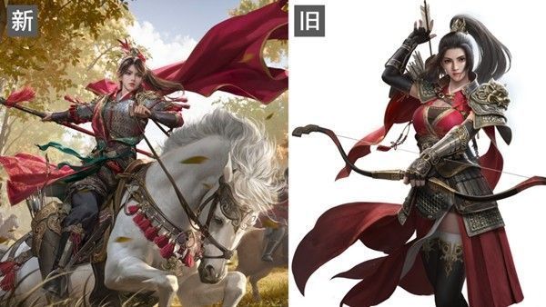 《九牧之野》全新动态武将立绘展示，人物神态生动，服饰细节精致，背景融入战场光影特效