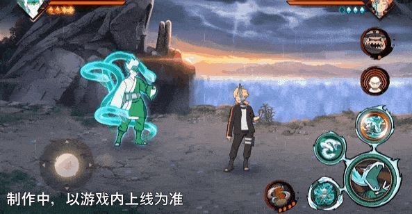 巳月释放一技能第一段，查克拉蛇从地面蜿蜒而出精准锁定目标