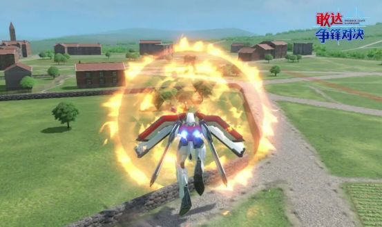 机体使用后格斗技能格挡近战攻击，随即释放环形火焰波