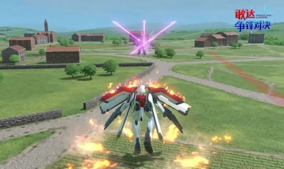 浮游炮从机体分离，飞向敌方目标展开围攻