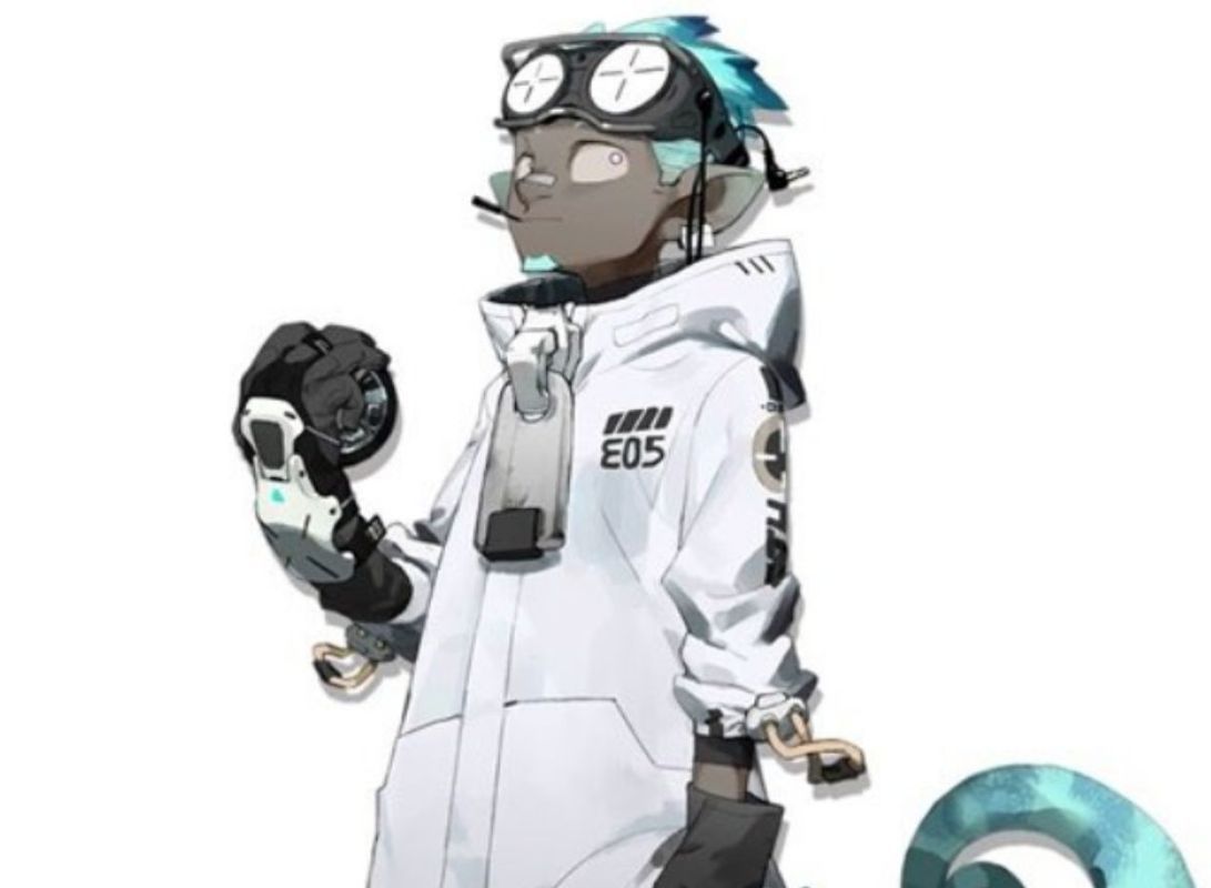 对比图左侧为原版萨弗拉角色伊桑，右侧为《终末地》主角团成员，两者在美术风格与身体特征上有显著差异