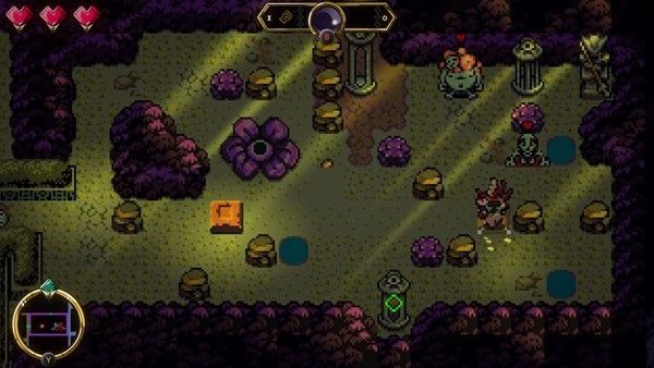 Boss战场景，巨大机械蜘蛛释放电网，玩家角色沿弧线滑行躲避攻击