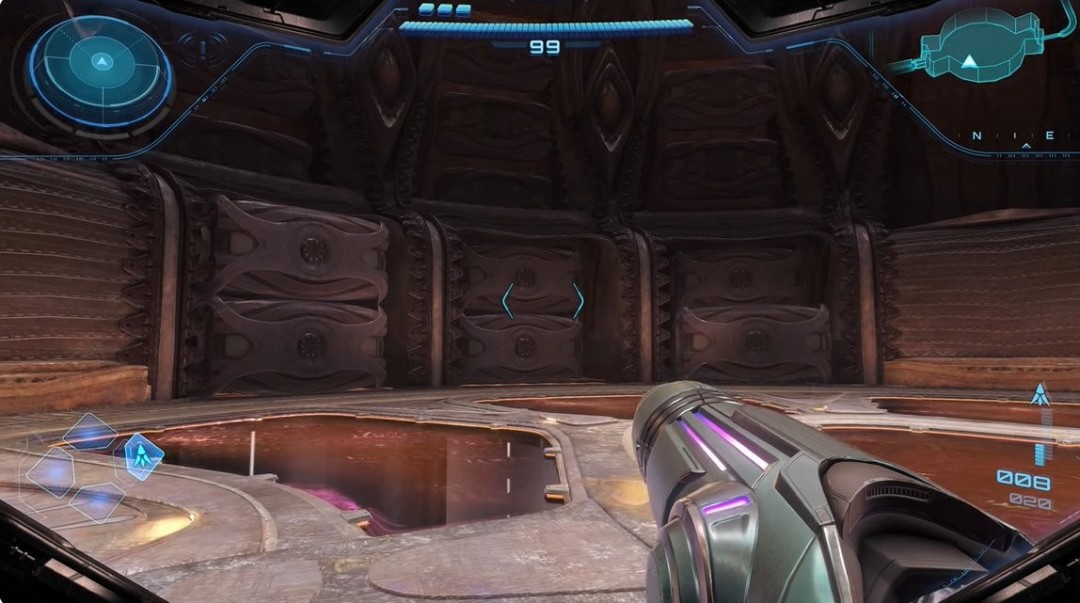 Digital Foundry发布的《银河战士Prime4：超越》性能测试画面，显示游戏在Switch 2上稳定运行于120Hz