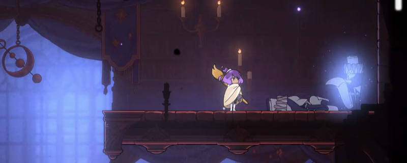 第一位鬼魂位于地图中段的隐藏区域，漂浮在破败墙体之间，周围光线昏暗，充满诡异氛围