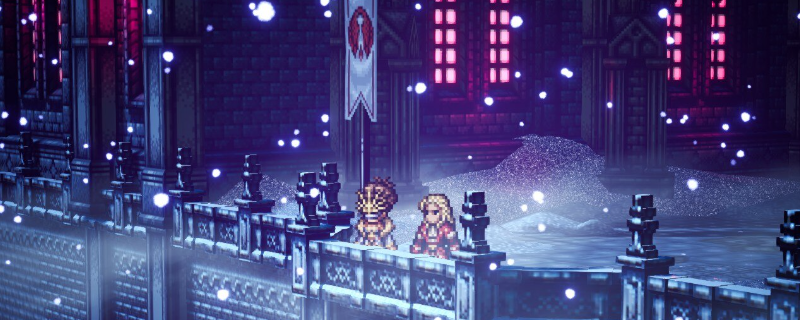 圣火护戒长萨赞特斯身穿赤焰铠甲，手持燃烧巨剑，站在神殿火焰中央，背景为古老符文环绕