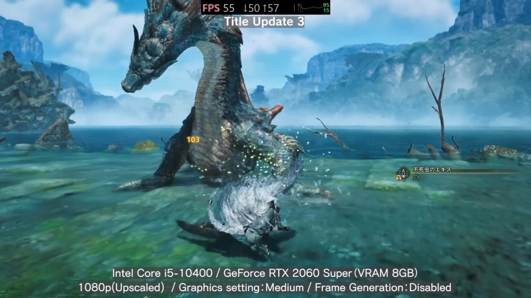 更新4对应场景，帧率提升至52FPS，动作衔接更自然