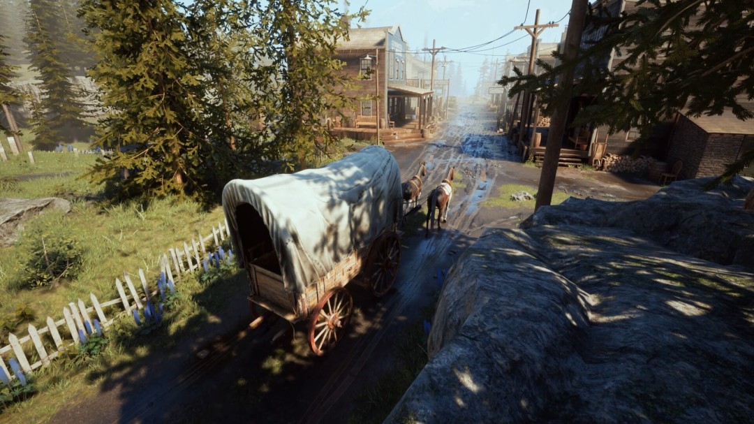 游戏中战斗场景画面，玩家角色手持步枪站在燃烧的帐篷前，与数名持刀强盗对峙，夜色中火光映照出紧张气氛