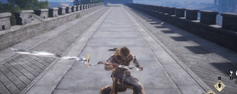 《燕云十六声》中角色手持陌刀施展强力技能的战斗画面，刀光划破长空，气势磅礴