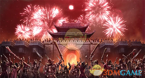 多个玩家在藏经峡谷围攻巨型BOSS，技能特效交织，地面浮现大量战利品