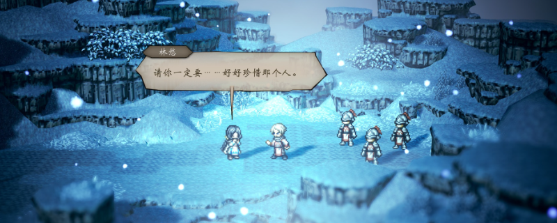 游戏角色站在码头远眺海平面上浮现的神秘岛屿，天空云层翻涌，象征即将开启的新篇章