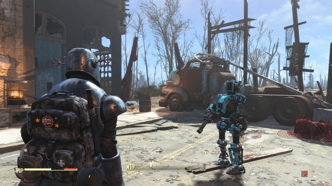 两部剧集海报并列对比图，《辐射》剧集色彩鲜艳带有美式复古幽默感，《羊毛战记》色调灰暗压抑