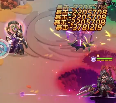 玩家在游戏内对比赵云与吕布属性面板的画面，显示两者在攻击、暴击、怒气等方面的差异