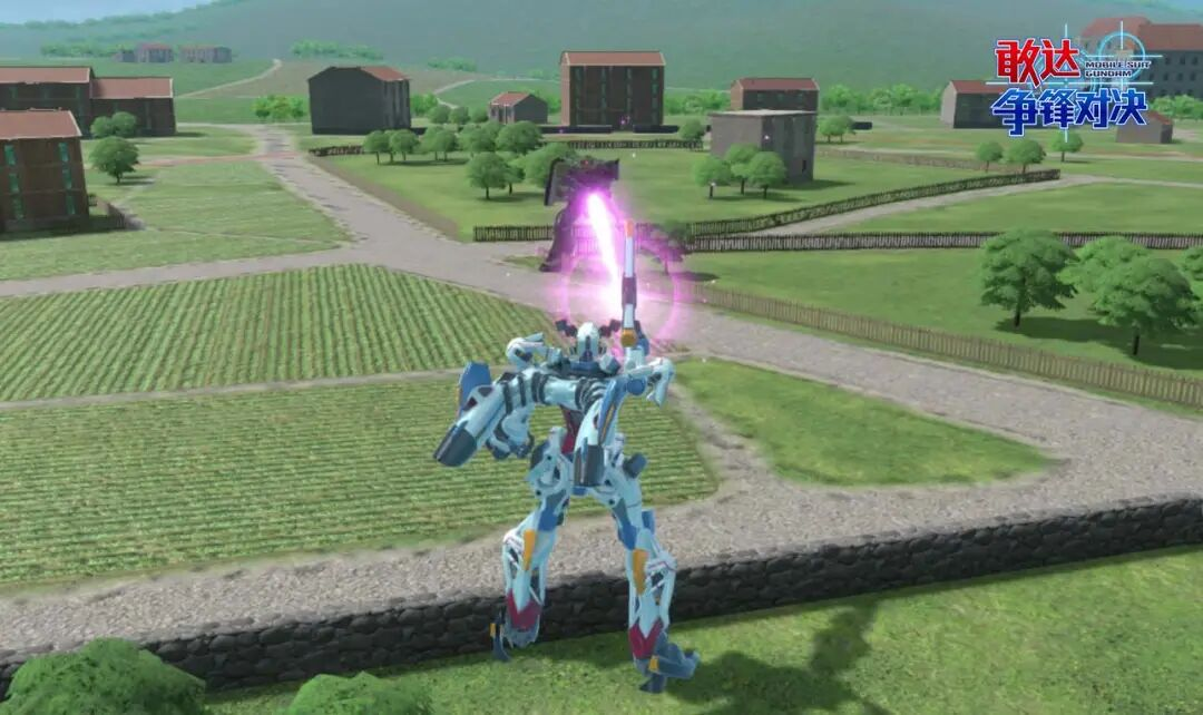 光束步枪齐射瞬间：多道炽白光束交错飞出，命中敌机引发剧烈爆炸特效