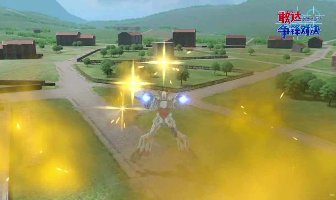 烟雾弹释放效果：灰黑色浓雾急速扩散，笼罩机体形成不透明遮蔽区域