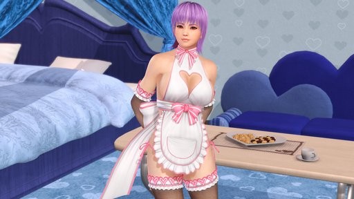 写真集第十二页：全景镜头展现海滨别墅开放式厨房，多位女神各自忙碌于不同料理环节，围裙款式各异但色调和谐统一