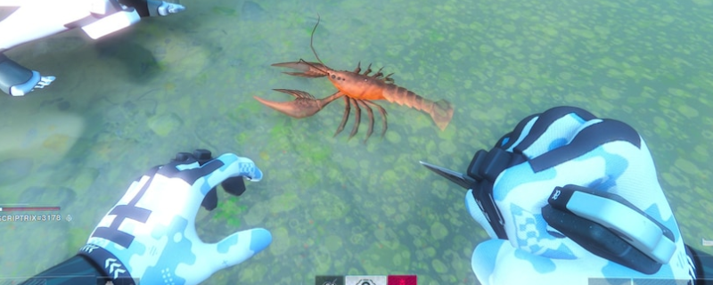 《失落星船：马拉松》游戏内霸凌型冲锋枪特写界面，金属质感枪身泛冷光，准星锁定在幽暗走廊尽头，背景可见破损管道与警示红光