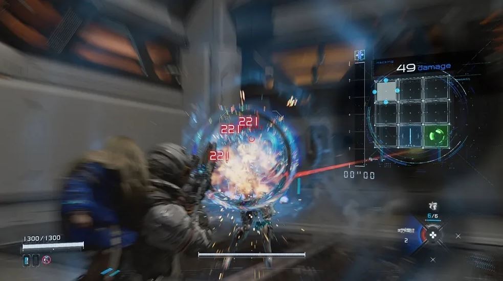 游戏UI特写：中央为动态变化的‘战术倾向雷达图’，清晰显示当前配置在‘黑客深度’‘火力压制’‘机动闪避’‘环境利用’四维度的实时占比，边缘环绕可替换的神经插件图标与已激活的黑客协议名称