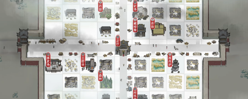 《龙胤立志传》丐帮角色立绘：粗布麻衣却气度沉稳，腰悬破布袋与短棍，背景隐约可见市井酒肆与擂台剪影，整体风格写实细腻，凸显江湖烟火气