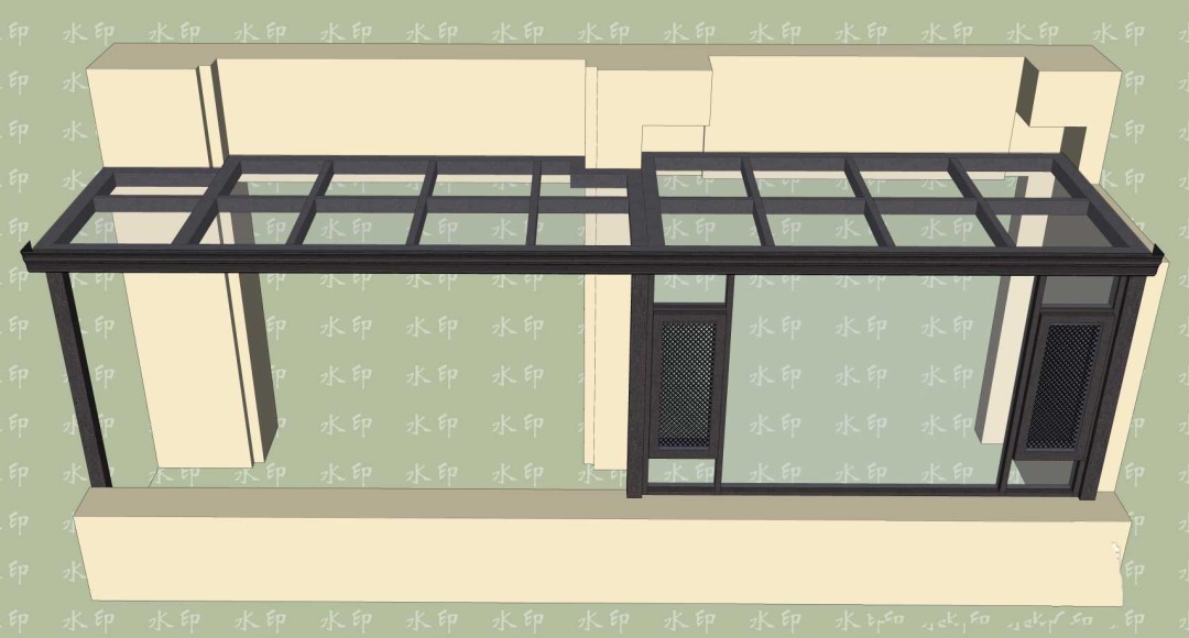 比例调节界面：滑块位于中间位置，数值显示为100%，右侧预览区显示Logo按原始比例居中定位效果