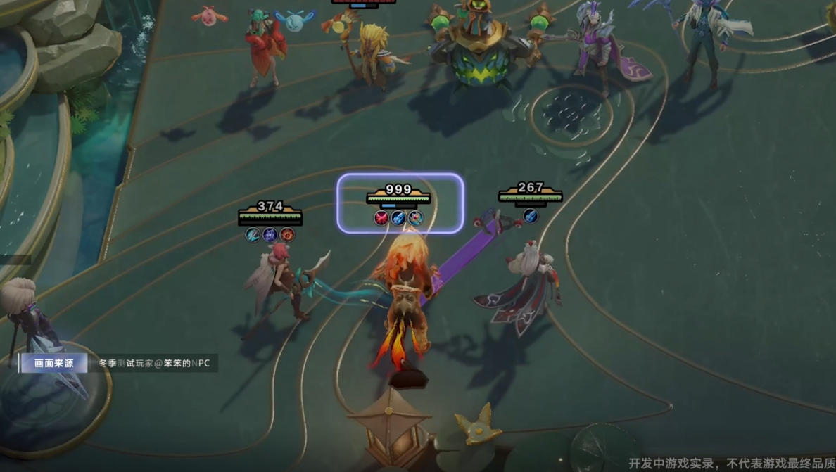 游戏内UI特写：英雄卡牌随等级攀升动态进化，Lv.3阿离释放扇形范围技能，Lv.5进化为三段位移+群体眩晕特效