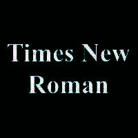 Times New Roman字体官方版