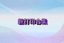 趣打印版本大全推荐